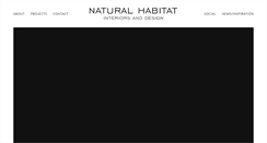 Desktop Screenshot of naturalhabitat.com.au