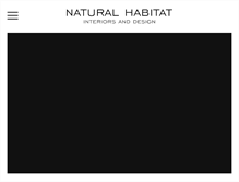 Tablet Screenshot of naturalhabitat.com.au